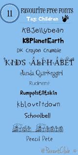 Free Fonts Children S Hand In 2020 Kid Fonts Scrapbook Fonts Silhouette Fonts