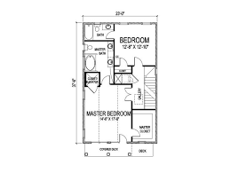 3rd Floor Plan 23 X 37 Coastal House Plans Small Floor Plans Floor Plans