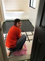 how to ruin your diy painted tile floor