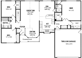 Plan 19506jf Attractive One Level Home Plan One Level House Plans One Level Homes Single Level House Plans