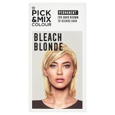 Sometimes, you may want to be between two different levels of color, which you cannot see in any boxed kit. Pick Mix Permanent Hair Bleach Hair Superdrug