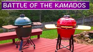 Big Green Egg Vs Vision Grill Battle Of The Kamados