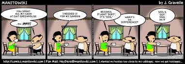Cartoon Comic Strip About The Price Of Gardening Soil In Manitowoc Comic Strips Cartoons Comics Funny Cartoons