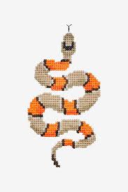 Free cross stitch pattern aug 14, 2016; Snake Cross Stitch Pattern