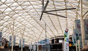 Hvls Fans Dehumidification Min In 2020 Industrial Ceiling Fan Industrial Ceiling Industrial Fan