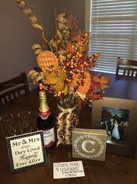 Welcome Home Newlyweds Idea Fall Center Piece Made By Hobby Lobby Decor Hobby Lobby Decor Fall Centerpiece Newlyweds