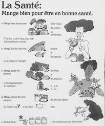 La Sante Mange Bien Pour Etre En Bonne Sante French Food Learn French Language