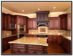 kitchen with cherry cabinets design ideas