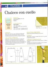 Patron Chaleco Con Cuello En 2 Agujas Tejido Facil Tejido Facil Chalecos Agujas