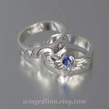 Sun And Moon Wedding Bands Fantasy Jewelry Couple Jewelry Beautiful Jewelry