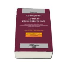Dan lupașcu, cuprinde codul penal indexul plasat la finalul fiecărui cod facilitează utilizarea lucrării, indicând sediul materiei pentru diverse instituții importante în domeniul penal. Codul Penal Codul De Procedura Penala Legile De Executare Actualizat La 5 Noiembrie 2020 Librariatei Ro