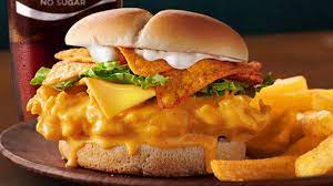 Kfc Offers New Nacho Cheese Crunch Burger In South Africa Burger Burger Sauce Nacho Cheese