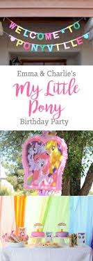 Birthdays are big in the world of my little pony, and everyone gets in on the fun! A Magical My Little Pony Birthday Party Plus Free Printables