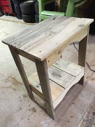 Ksg Pallet Wood End Table Wooden Pallet Furniture Wood Diy Wood Pallet Projects