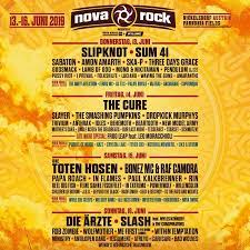 Nova rock ist ein indie, rock, pop, metal und punk festival, das vom 14.06.2019 bis 16.06.2019 in nickelsdorf in der nähe von wien (at) stattgefunden hat. Nova Rock 2019 13 06 2019 4 Days Nickelsdorf Burgenland Austria Concerts Metal Calendar