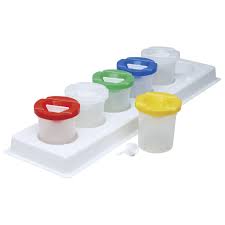 Painting on plastic, what's the right way to do it? Educational Colours Paint Pot And Stand Set Officeworks