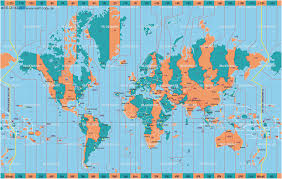 80 specific time difference chart of the world