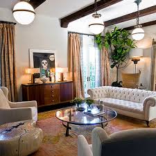 Black And White Striped Throw Transitional Living Room Jillian Harris Home Decor Home Living Room Mediterranean Living Rooms