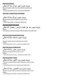 Niat puasa arafah 9 dzulhijjah: Doa Niat Puasa Sunnah