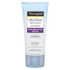 Neutrogena Ultra Sheer Dry Touch Sunscreen Lotion Spf 55 3 Fl Oz Sunscreen Lotion Neutrogena Spf Sunscreen
