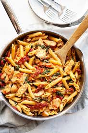 There's enough sauce to drizzle over veggies and soak into rice or whatever you serve it with. Creamy Tuscan Chicken Pasta Foodtasia