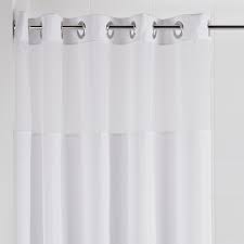 Shop today for home delivery. Cooke Lewis White Modesty Shower Curtain With Basket Departments Diy At B Q Curtains Shower Curtain Basic Shower Curtain