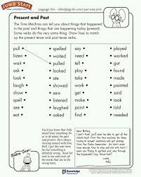 Simple Past Verbs For Kids Past Tense Worksheet Simple Past Tense