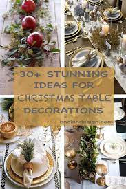 Give your christmas table the wow factor. 30 Absolutely Stunning Ideas For Christmas Table Decorations