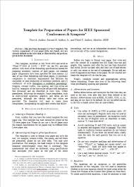 Therefore, type the reference list at the end of the paper using the. How To Present A Paper In The Ieee Format Quora