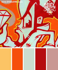 Graffiti Color Combinations Color Palettes Retro Color Vintage Colors Color