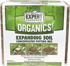 For containers and raised beds, use between 1/3 and 2/3 peat moss mixed with potting soil or compost. Expert Gardener Organics 2 25 Cu Ft Expanding Soil Concentrated Potting Mix Walmart Com Walmart Com