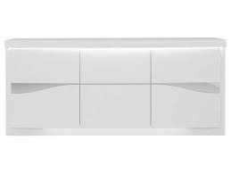 Buffet 2 portes 3 tiroirs topic pas cher coloris blanc. Buffet 3 Portes Spirit Coloris Blanc Vente De Buffet Bahut Vaisselier Conforama