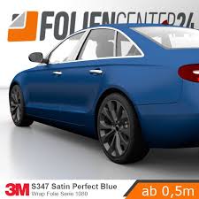 3m 1080 S347 Satin Perfect Blue Carwrapping Film Carwrapping Vinylwrap Wrappingfilm Wrappingfoil Autofolie Carwra Fahrzeugbeklebung Blaue Autos Car Wrap Folie