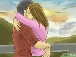 Romantic couple hugging sun landscape vector illustration. How To Hug Romantically 12 Steps With Pictures Wikihow