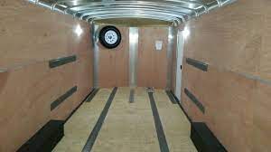 Aluminum swing flip out light enclosed cargo race car trailer shop garage accessory cabinet comonents black review. Cargo Trailer Upgrades Ramsey Mn M G Trailer Sales Service