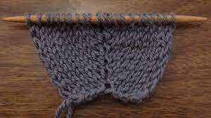 M2 = make two, also known as double increase. How To Knit The Make Two Double Increase M2 New Stitch A Day