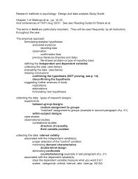 Consider understanding the below research hypothesis example to create a specific, clear, and concise research hypothesis; Design And Data Analysis