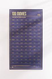 100 Movies You Must See Before You Die Poster Movie Room Decor Theater Room Decor Movies