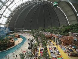 Old Soviet Era Military Airship Hangar Converted Into A Tropical Resort In Krausnick Germany Tropical Islands Resort Luxury Beach Resorts Indoor Beach