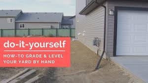 Do It Yourself Lawn Grading How To Level A Yard By Hand Leveling Yard Landscaping On A Hill Diy Yard