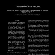 Gb 1963 sg636p paris postal conference centenary phosphor mnh. Unit Segmentation Of Argumentative Texts Acl Anthology