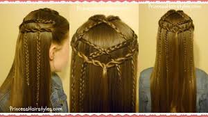Gather a small chunk of hair right next to the side part and your hairline. Braided Lattice Pull Through Hairstyle Youtube