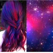Galactic Sunset Inspired Hair Color Design By Rachellaroux13 Hotonbeauty Com Galaxy Hair Color Hair Styles Hair Inspiration Color