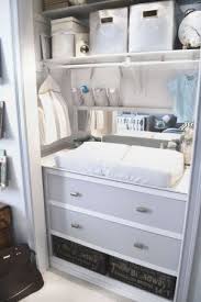 The Refurbished Changing Table Dresser Is Positioned Inside The Closest Which Leaves Wall And Floor S Nursery Guest Room Baby Changing Tables Small Space Hacks