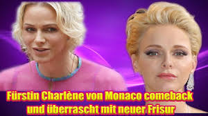 Fürstin charlene ungeschminkt und entspannt in deutschland. Furstin Charlene Von Monaco Comeback Und Uberrascht Mit Neuer Frisur Youtube