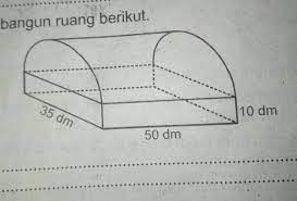 Sisi kubus = lebar balok = 13 cm, p = 25 cm, t = 15 cm ditanyakan : Hitunglah Volume Bangun Ruang Berikut Brainly Co Id