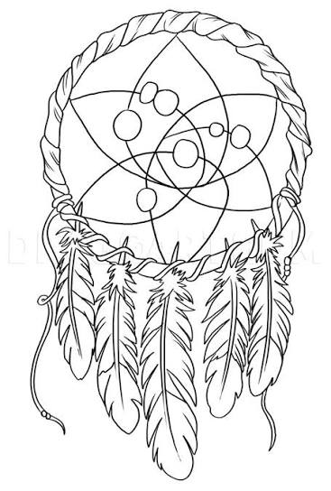 How To Draw A Dreamcatcher, Drawing, Step by Step, by Dawn - DragoArt