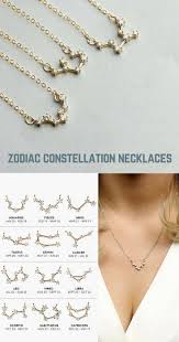 Trendy Constellation Necklaces In Your Zodiac Constellation So Pretty And Unique Zodiac Birthd Constellation Necklace Gift Necklace Zodiac Necklace Taurus