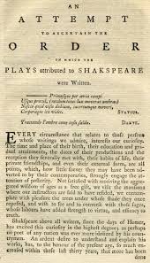 Chronology Of Shakespeare S Plays Wikipedia