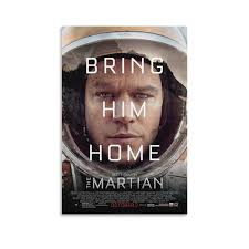 The Martian Classic Movie Poster Room Aesthetic Poster Print Art Wall  Painting Canvas Posters Gifts Modern Bedroom Decor 12x18inch(30x45cm)